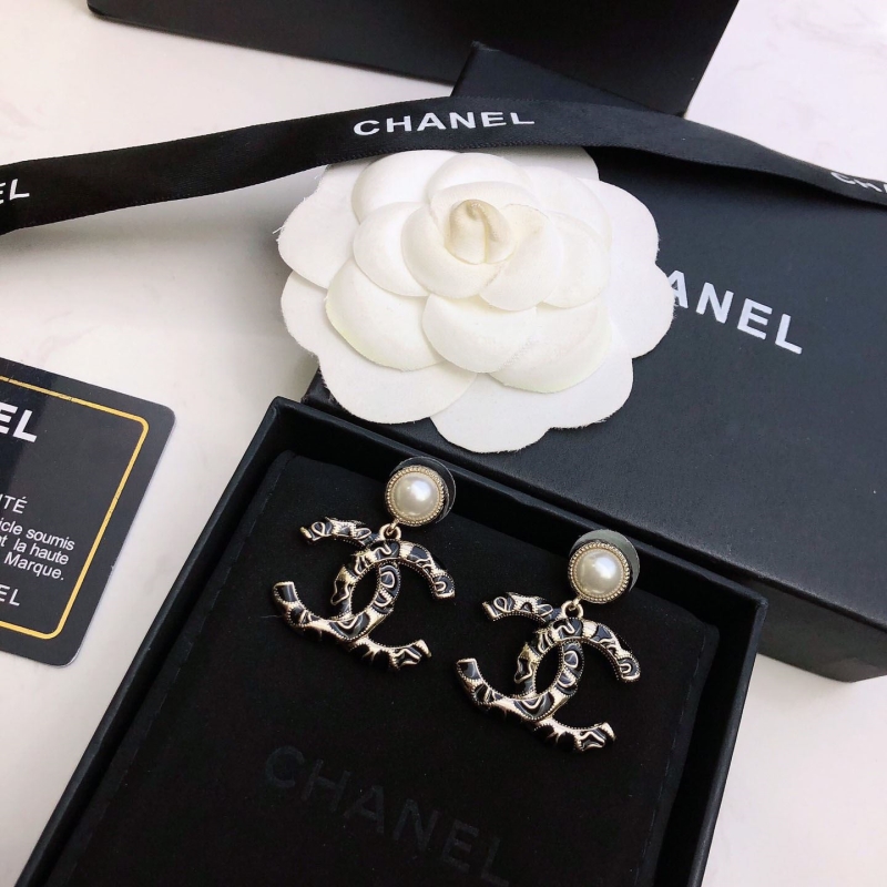 Ch*el earrings